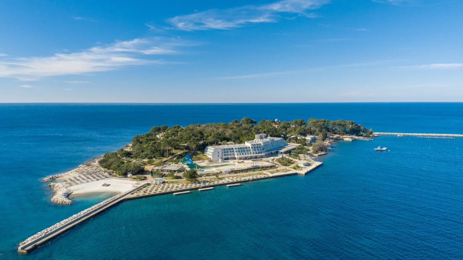 Aerial drone photography of villas and properties in Istria