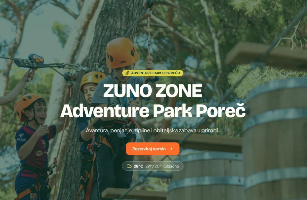 Zuno Zone — Web stranica