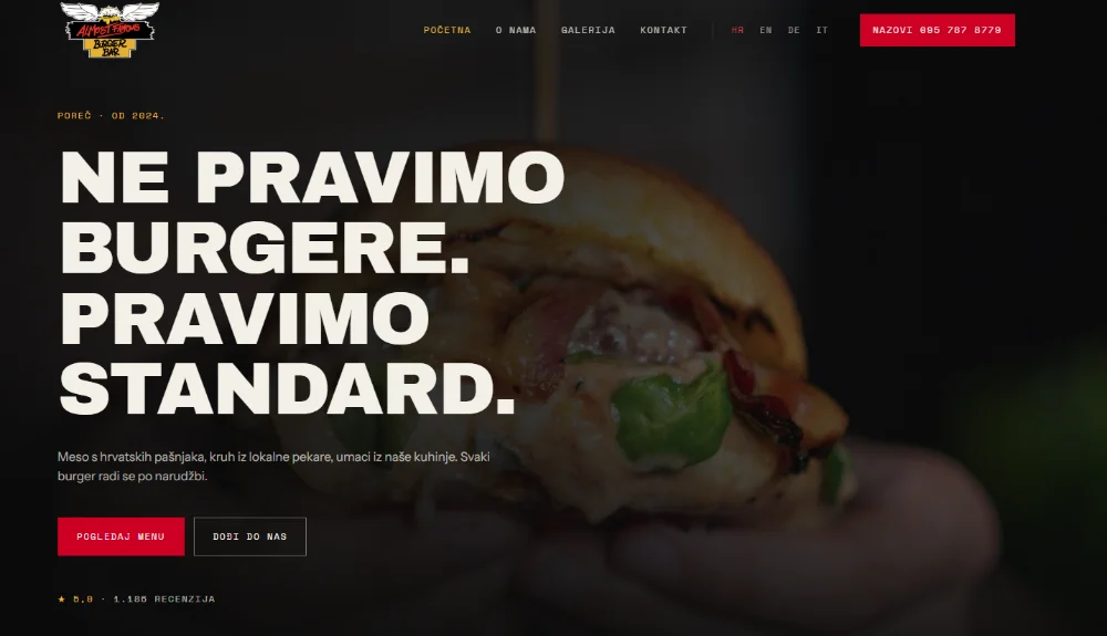 Burger Bar Almost Famous — Restorani